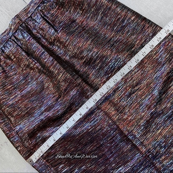 J.Crew Collection multicolor metallic tinsel pencil skirt *shop@iAmWarrior - Picture 8 of 11